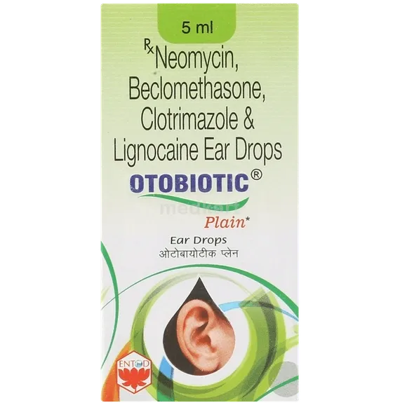 otobiotic plain ear drops 5 ml
